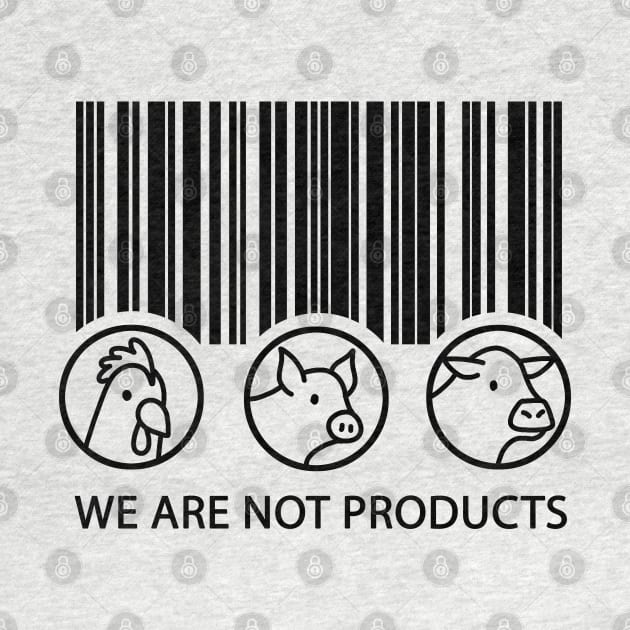 Vegan - We are not products by valentinahramov